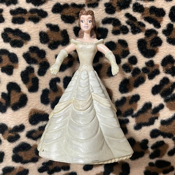 Disney Other - Vintage BEAUTY AND THE Beast 💛Belle Bend Pose Toy 90s Princess Yellow BendEms